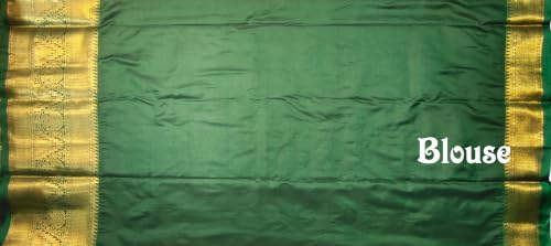 VFCollections green kanchipuram silk saree – image 6