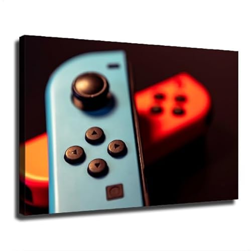 Game Room Colorful Joy Controller Wall Art Poster Decor for