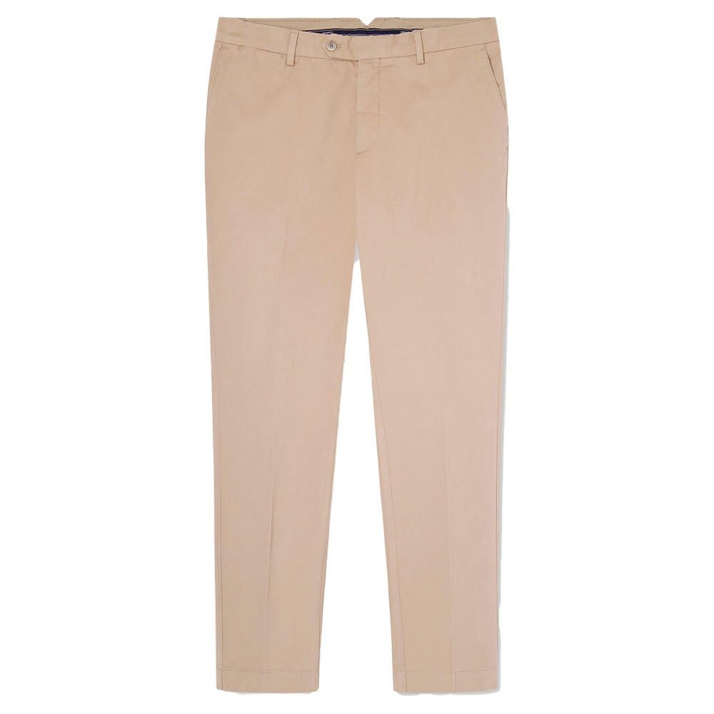 Hackett London Men's C Chino Kensington Pants, Beige (Oat), 36W/32L