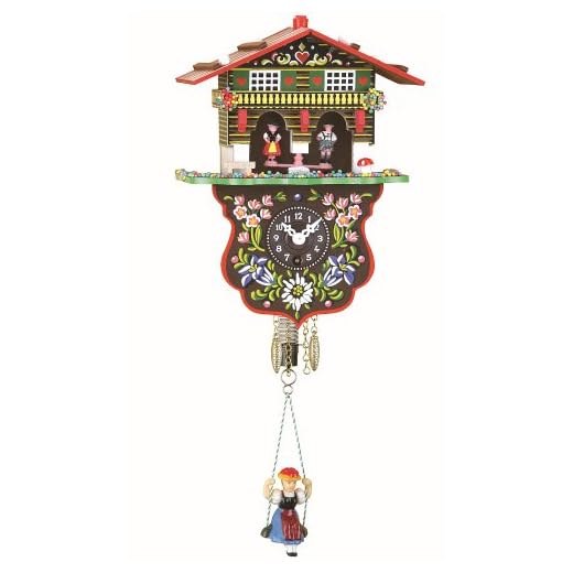 Trenkle Black Forest Clock Swiss House Weather House TU 808 S