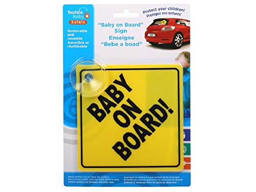 Tootsie Baby Baby On Board Sign with Suction Cup