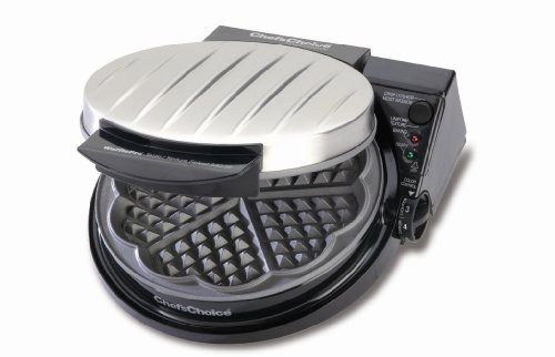 Chef'sChoice 830-SE Waffle Maker, Temperature Recovery, Silver