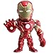 Produktbild Jada Toys Marvel Ironman Figur, Die-cast, Sammelfigur, 10 cm, rot/gold