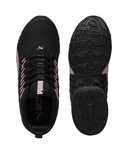 Image of PUMA | Voltaic Evo Women's Running Shoes | Black-Rosy Outlook | 8UK