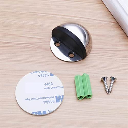 Tope de puerta de goma y parachoques de suelo autoadhesivo para pared 2