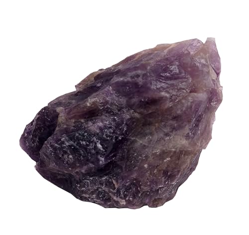 300 do 400 g Reiki i kryształ naturalny ametyst klaster szorstkie kamienie surowe kamienie (5)-B07QYMJM-DNM