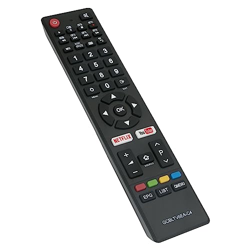 AULCMEET Replacement Remote Control GCBLTV6EA-C4 Fit for Chiq LED UHD TV U50G6 U55G6 U65G6 U55G7 U70G8 U75G8 U75G8 L32G5 L32H5 L40H5 L43G5 U43H6 U50H6 U50G6 U50G9 U55G6 U55G7 U55G9 U55H6 U58E7 - Image 2