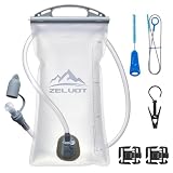 Zelvot 2L-3L Hydration Bladder Kit, 6 in 1 Water Bladder for Hiking Backpack, BPA Free Leakproof Water Storage...