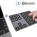 Produktbild SHIYN Drahtlose Bluetooth-Zehnertastatur, Aluminium-Pad 34 Tasten Externe Nummer Tastaturkürzel Dateneingabe, Für Computer Tablet Smartphone