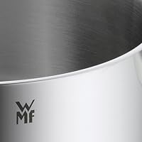 WMF Function 4 Kochtopf groß 24cm, Glasdeckel, Bratentopf Induktion 4,1l, Cromargan Edelstahl poliert, 4 Abgießfunktionen, Innenskalierung, rot – Ansicht 5