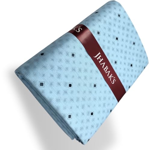 Image of JHABAK'S Unstitched Print Shirt Fabric for Men - Polycotton Material - 2.25 Meter Shirt Piece Cloth - 139