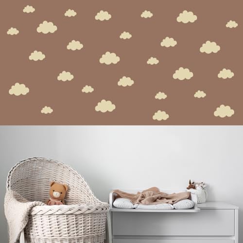 Vinilos Beige Cloud 100 piezas adhesivas de vinilo miniatura 4