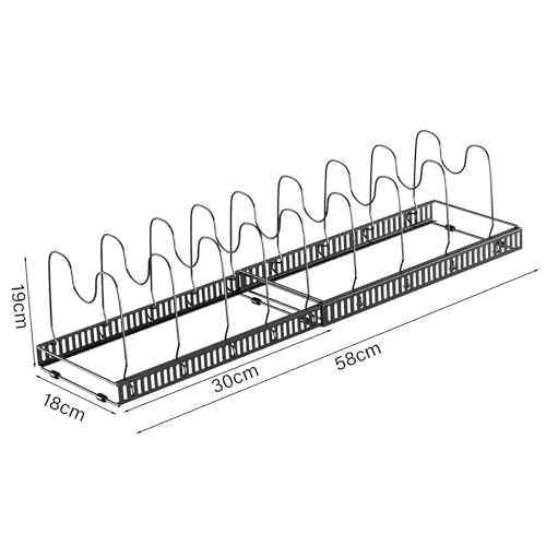 Imagen de Organizador de Sartenes Zanfqvo divisores