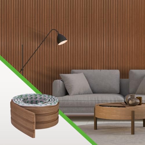 Ripado Flexível Painel Autocolante Madeira Revestimento Decorativ...