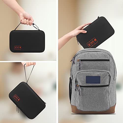 Elonbo Carrying Case For Klein Tools Et310 Ac Circuit Breaker Finder & 80041 Outlet Repair Tool Kit & Rt250 For Gfci Receptacle Tester, Electrical Tools Storage Organizer Holder Bag, Black #TOP5