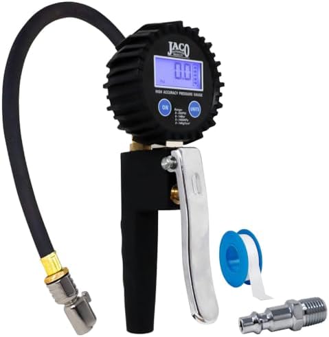 JACO FlowPro 2.0 Digital Tire Inflator Gauge - 200 PSI