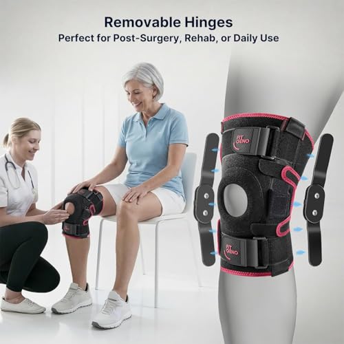 Image of Fit Geno Hinged Knee Brace for Women Knee Pain Relief (M /L /XL)