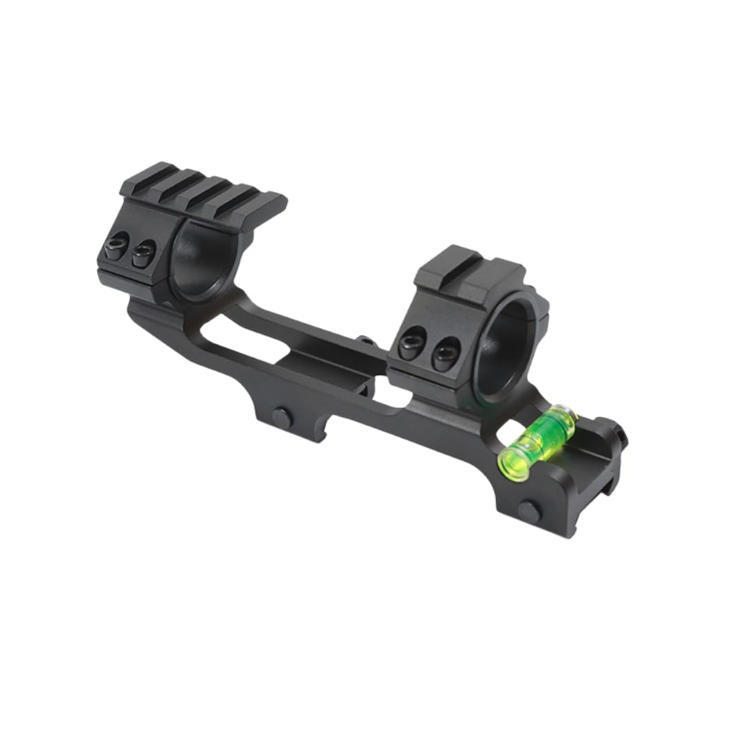 Rifle Cantilever Scope Mount Ringe 25.4/30MM mit Blasenebene Top hintere Verlängerung 1Inch Fit für 21 mm P/W Schiene