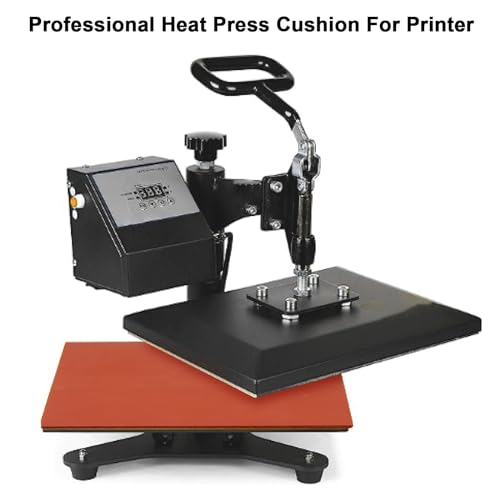 YOFAPA Silikon Wärmepress Matte 30x25 cm, Hitzebeständig Silikon Wärmepress Pad Matte für Heißpressmaschine, 0,8cm Dickste Sublimations-Silikonmatte für zum Bügeln Isoliertransfer Basteln
