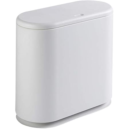 Amazon Feileng トイレポット ワンタッチ サニタリーボックス ごみ箱 トイレコーナーポット 蓋付き 横長 洗面台 トイレ用品 おしゃれ トイレポット ホーム キッチン オンライン通販