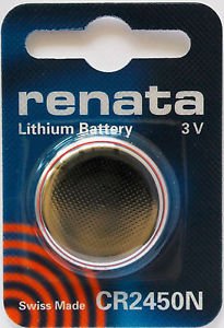 Renata CR 2450 Lithium Coin Battery Pack of 1