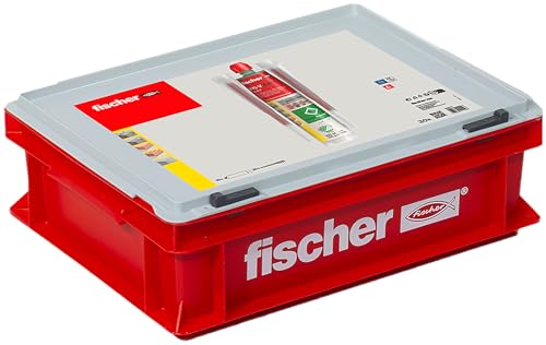 fischer Mortero de inyección FIS V Zero 300 T en práctico maletín artesanal, mortero universal respetuoso con el medio ambiente y resistente a la intemperie para cargas en todos los materiales de