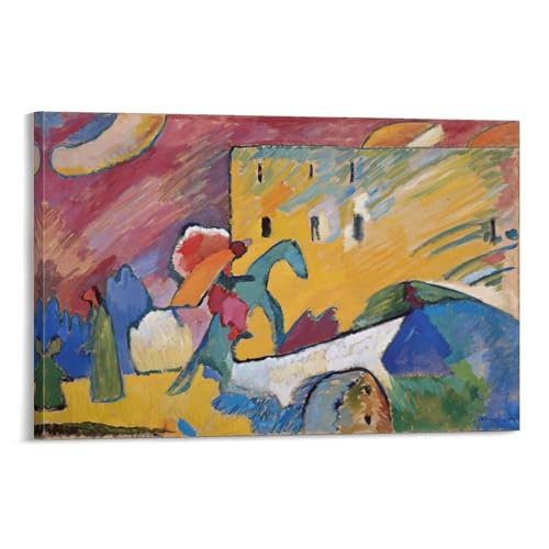 Improvisation 3 de Kandinsky, impression sur toile 60x90cm pour salon