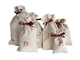Adventskalender Beutel Säckchen zum Befüllen