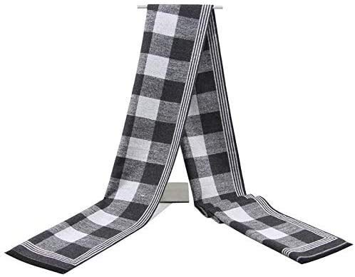 Écharpe à carreaux d'hiver SHISHI chaude et douce pour hommes et femmes style mixte - B26