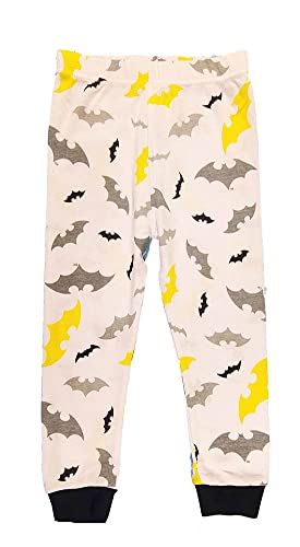 Dc Comics Boys' Batman Four-Piece Pajama Set, Grey Bat, 10 #TOP4