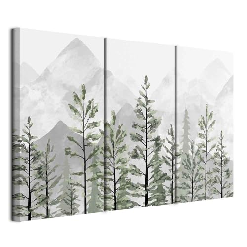 murando - Quadro Acustico Natura 3 pezzi schiuma acustica Quadri Moderni Grandi - Camera da Letto Matrimoniale - Stampa su Tela - Pannelli Fonoassorbenti Decorativi - Fonoassorbente