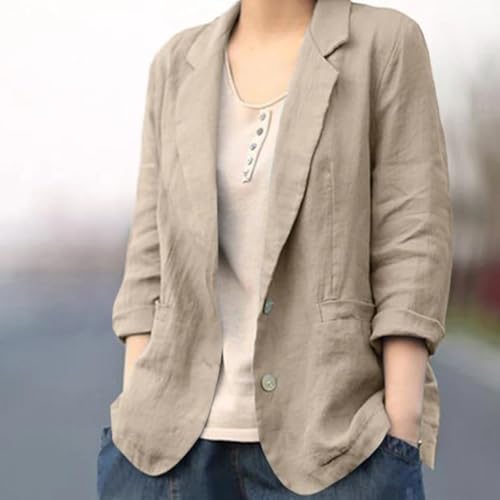 Woman Work Shirt Female Long Sleeve Lapel Neck Outwear Vintage Loose Jackets2