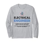 Un diseño interesante que muestra una definición humorística de un ingeniero eléctrico. ¿Conoces a alguien que le encantaría esto? Consigue uno para su cumpleaños o simplemente porque sí.