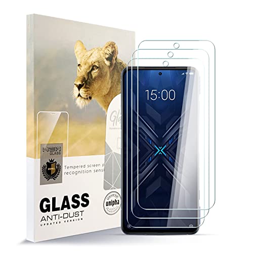 AYSOW Protector de Pantalla para XIAOMI Black Shark 4, 9H Dureza Película de Vidrio Templado HD Antihuellas sin Burbujas Fácil de Instalar Cover