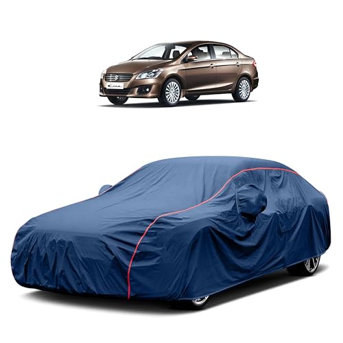 Image of Heavy-Duty Car Cover for Compatible with Maruti Ciaz (2014 to 2025 All Models) Deluxe Car Protection Cover ? Waterproof & UV-Resistant All-Season Exterior Protection