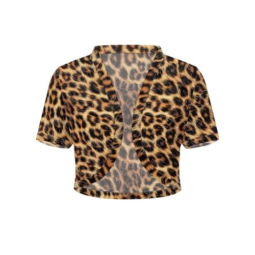Image of Womens Short Sleeve Bolero Shrug Open Front Knit Cropped Cardigan Shoulder Cover for Dress Cute Casual Knit Cover Up