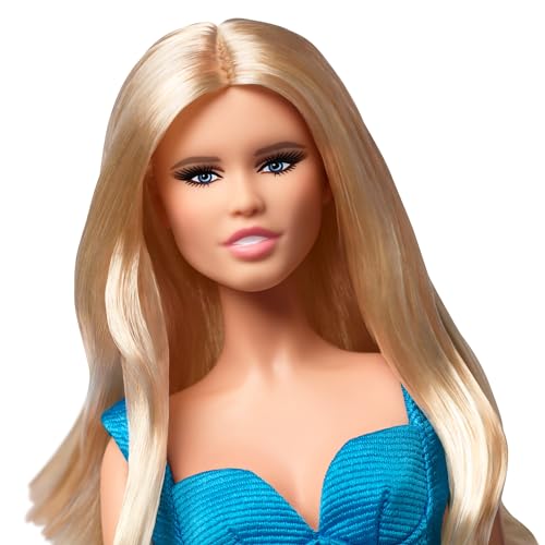 Muñeca Barbie Supermodel Claudia Schiffer en vestido Versace miniatura 2