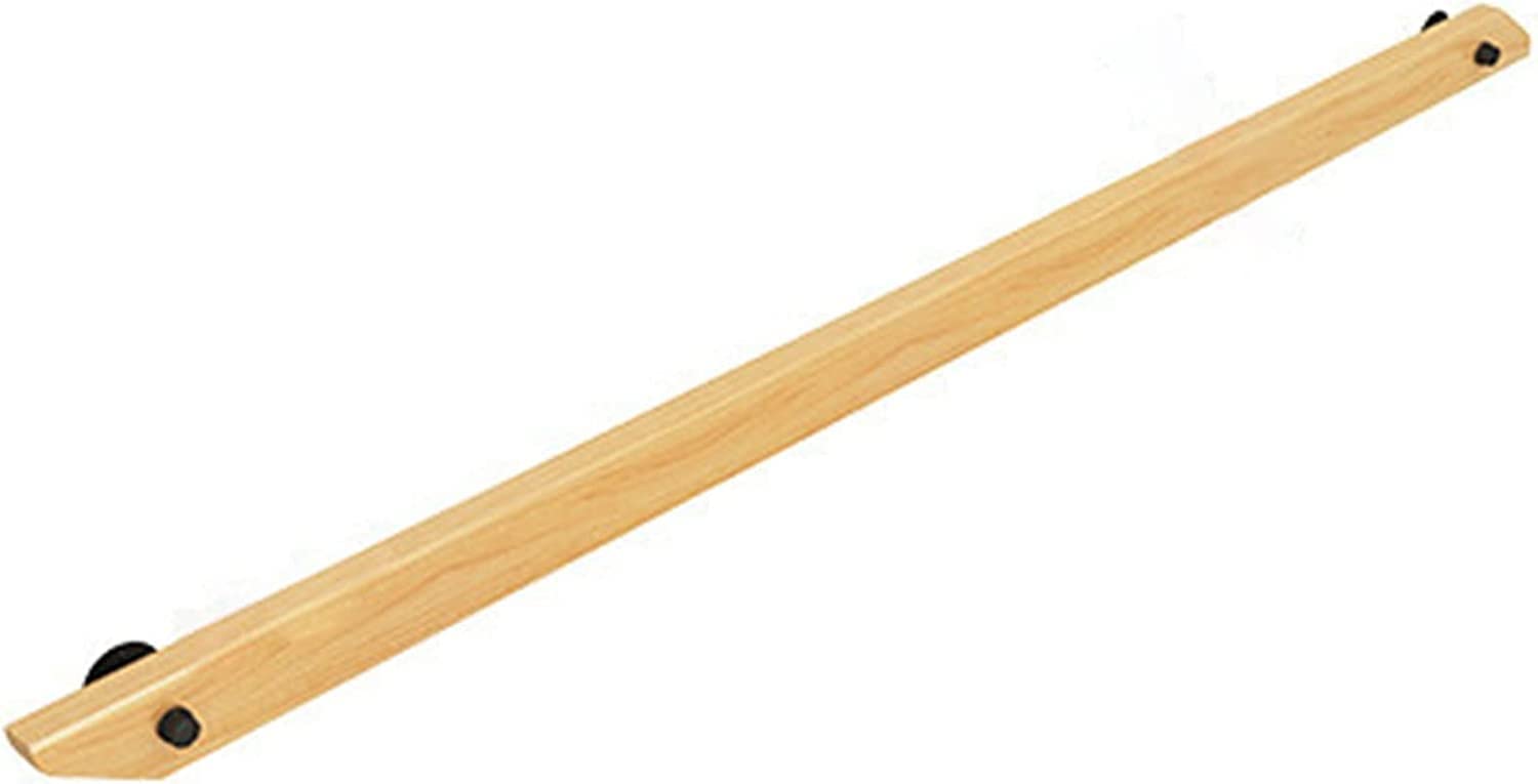 Jiajujia Natural Wooden Handrail Elderly Kids Wall Railing For Indoor Stairs Steps, Non-Slip Stair Banister For, Loft, Complete Kit