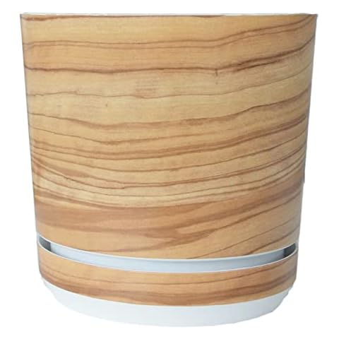 KORAD Blumentopf mit untersatzer - Muster 047 Bambus Cover