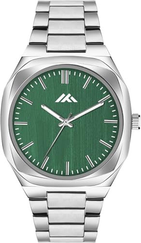 Image of PAPIO Analog Classic Silver Color Stainless Steel Band Watch for Mens and Boys