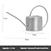 CKB LTD® - Regadera de interior (1,1 L, acero galvanizado, revestimiento en...