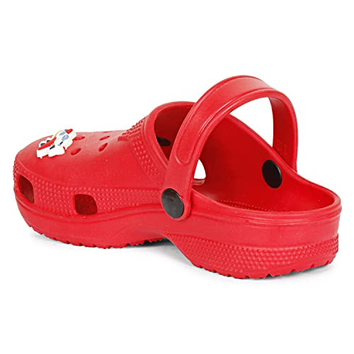 Image of MOZAFIA CHIKU Super Lightweight Cushioned Footbed EVA Sole Pull ON Washable Clogs for Kids