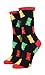 Socksmith Women's Gummy Bear Crew Socks, black