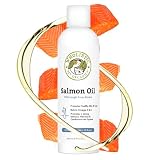 Wholistic Pet Organics Salmon Oil: Deep Sea Wild Alaskan Salmon Oil for Dogs and Cats - Natural Omeg