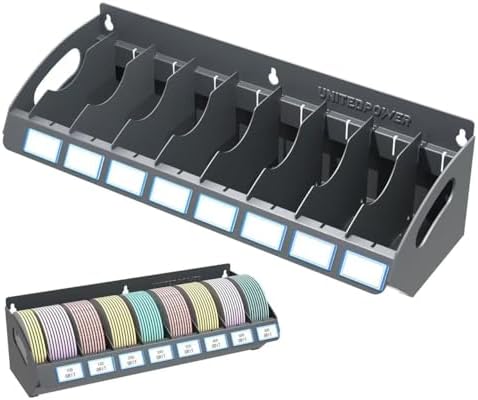 UNITEDPOWER Sanding Discs Holder, 8 Slots Wall Mount Metal Sandpaper ...