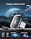 Spedal CarPlay Wireless Adapter Android Auto, Mini Stabiler Kabelloses CarPlay Adapter mit USB C/A Kabel, Plug und Play, kompatibel mit iPhone iOS 10+ & Autos mit Wired CarPlay (Grau)