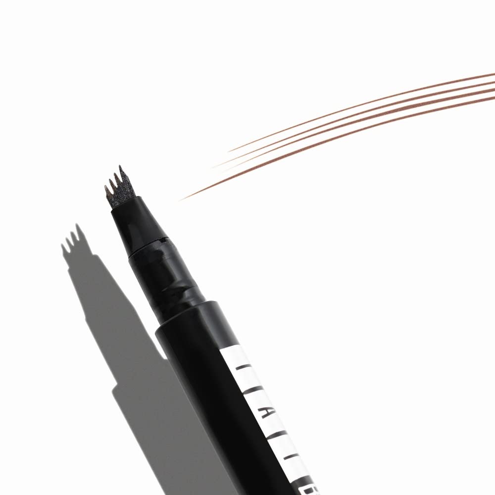 TatBrow Original Microblade Pen - Create Natural Looking Eyebrows in Seconds, Easy-To-Use Waterproof Brow Pen (Medium Brown)