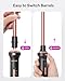 Wavytalk 5 in 1 Curling Iron Set with Thermal Brush and 4 Interchangeable Ceramic Curling Wands (0.5'-1.25'), Instant Heat Up Hair Curling Iron, Rose Gold
