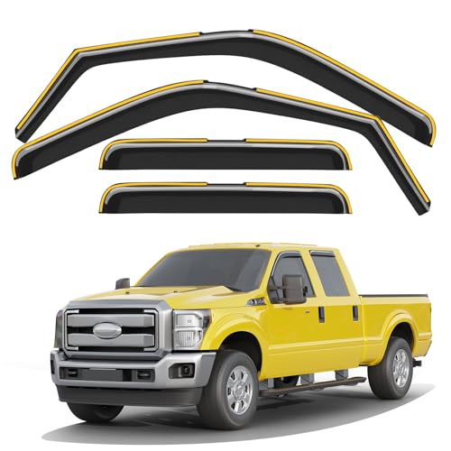 Visières d'aération Ford F250-F550 pare-pluie pour circuler confortablement sous la pluie