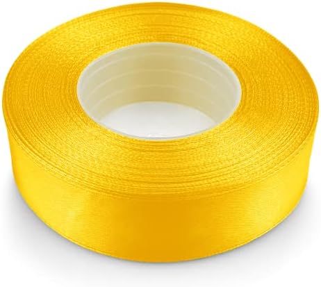 Netuno 1 x wstążka satynowa zielona 25 mm x 32 m zielona wstążka wstążka do pakowania prezentów kolorowa taśma dekoracyjna taśma materiałowa rolka satynowa wstążka zielona wstążka